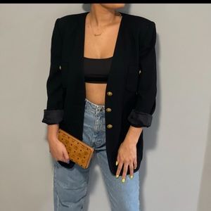 Black vintage blazer